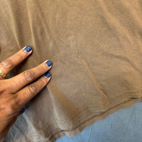 Stranded Brown Graphic Tee XL Vintage Distressed Faded Tree Skull Shirt 2000 Y2K - Picture 6 of 11